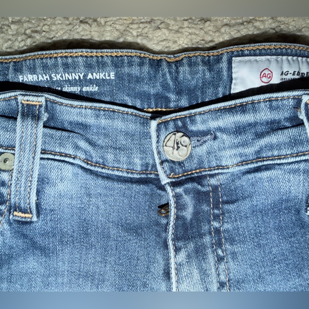 AG Adriano Goldschmied Farrah Skinny Ankle Jeans: 31 - Picture 2 of 6